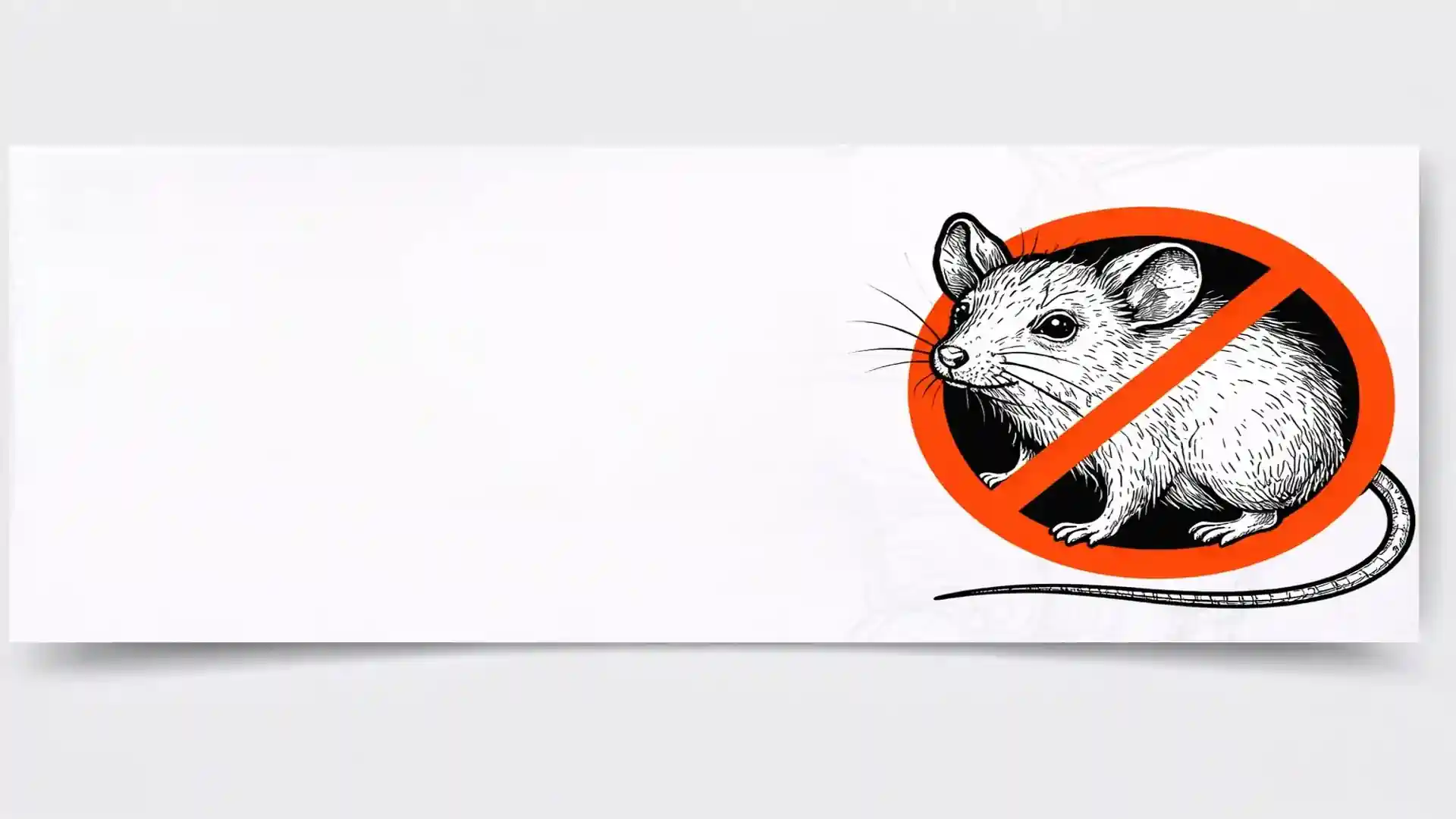 Mouse illustration with no-entry warning sign for professional mice control and proofing services in London and Essex