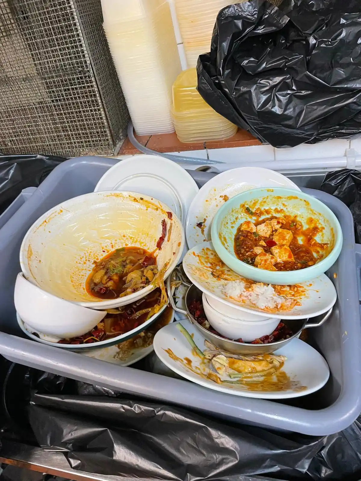 Restaurant kitchen being cleaned to maintain hygiene standards and prevent rat activity Restaurant kitchen being cleaned to maintain hygiene standards and prevent rat activity